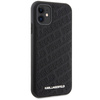 Etui Karl Lagerfeld Quilted K Pattern na iPhone 11 / Xr - czarne