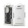 DKNY DKHMP15XPCPVSLK iPhone 15 Pro Max6.7" czarny/black hardcase Leather Checkered Mono Pattern MagSafe