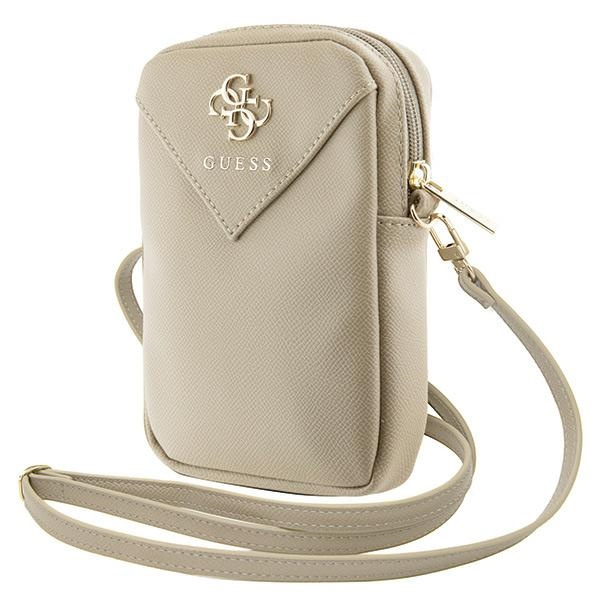 Guess Torebka GUWBZPGSTEGDciemnobeżowy/beige Zip Triangle 4G