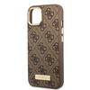 GUESS GUHMP13MU4GPRW IPHONE 13/14/15 6.1 "BROWN / BROWN HARD CASE 4G PLATE MAGSAFE LOGO