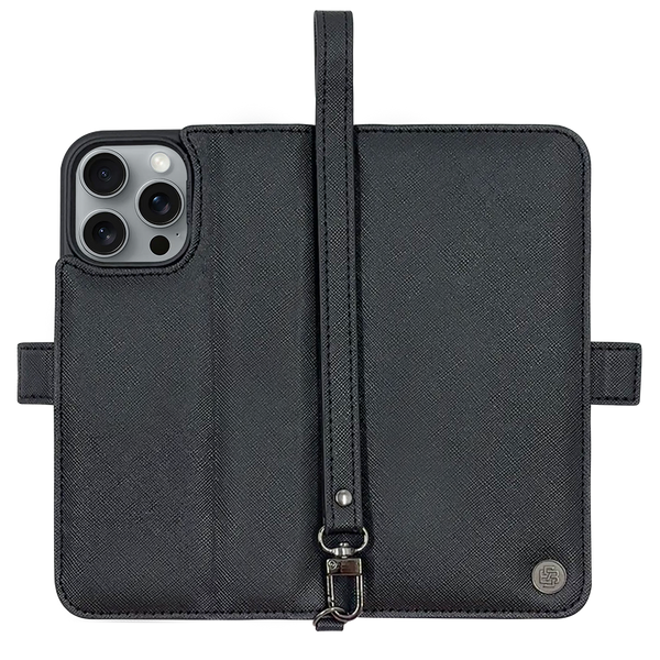 ZUCK BEAR GAVIN FOLIO IPHONE 16 PRO BLACK