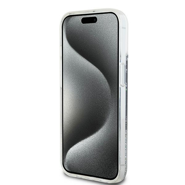 DKNY DKHCP14SLBNAEK iPhone 14 / 15 / 136.1" czarny/black hardcase Liquid Glitter Big Logo
