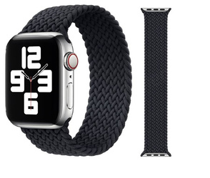 Apple Opaska APPLE WATCH BRAIDED STRAP SOLO MY7D2ZM/A 40/41/42MM CHARCOAL SIZE 8 ORYGINALNA PLOMBA