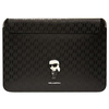 Karl Lagerfeld Saffiano Monogram Ikonik case for a 14" laptop - black