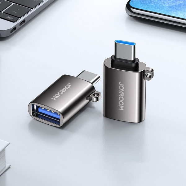 JOYROOM USB 3.2 GEN 1 (MALE) - USB TYPE C (FEMALE) ADAPTER BLACK (S-H151 BLACK)