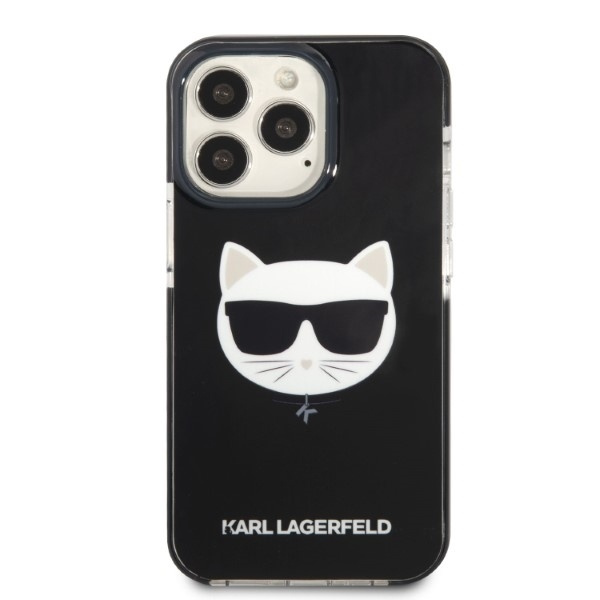 Karl Lagerfeld KLHCP13LTPECK iPhone 13 Pro / 13 6.1" hardcase black/black Choupette Head