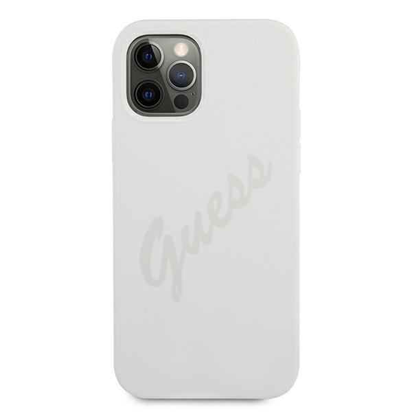 Guess GUHCP12LLSVSCR iPhone 12 Pro Max6,7" kremowy/cream hardcase Script Vintage