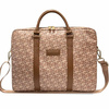 Guess Torba GUCB15HGCFSEW 16"brązowy/brown GCube Stripes
