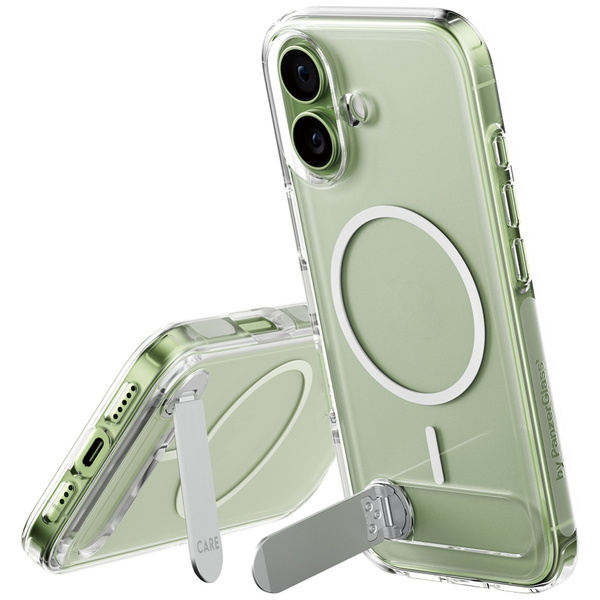 Etui CARE by PanzerGlass Feature w.      Kickstand MagSafe do iPhone 17 przezroczysty