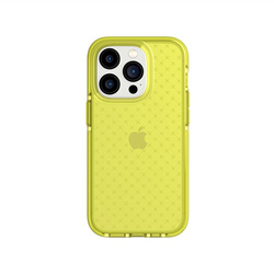 Tech21 T21-9912 Evo Check - Apple iPhone 14 Pro Case - Acid Yellow