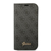 Guess GUBKP14MHG4SHK iPhone 14 Plus / 15 Plus 6.7" czarny/black book 4G Vintage Gold Logo