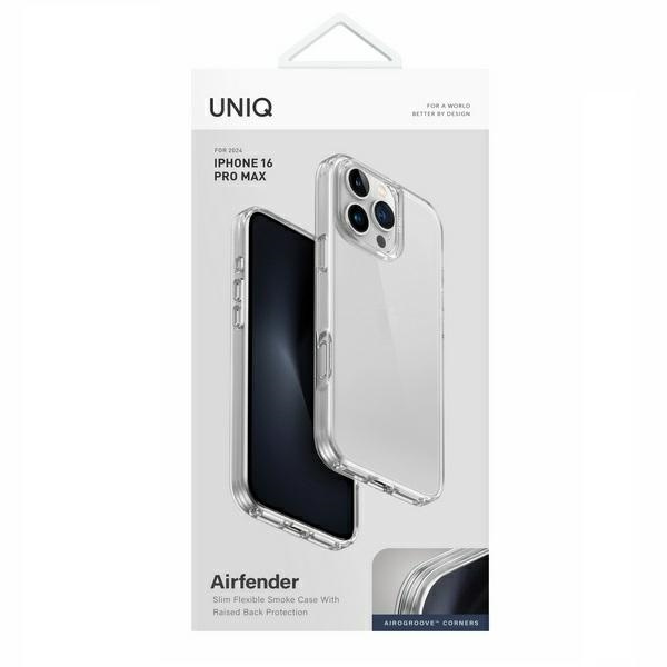 UNIQ etui Air Fender iPhone 16 Pro Max 6.9"  przezroczysty/transparent