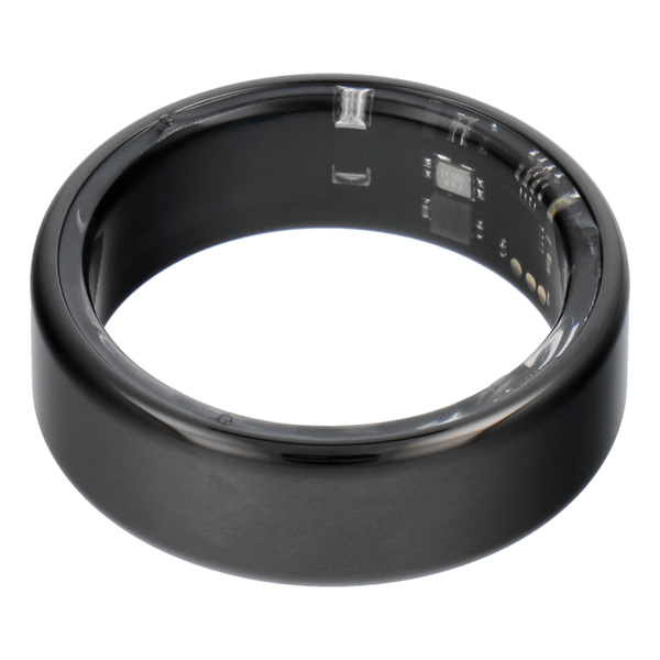 Smart Ring R11M- inteligentny pierścień ze stali ze stacją ładującą rozmiar 10 (19,8mm) czarny