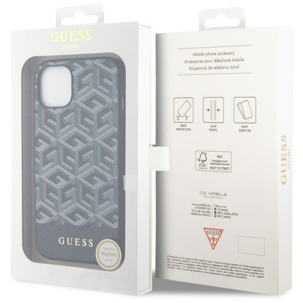 Guess GUHMP14SHGCFSEK iPhone 14 / 15 /13 6.1" czarny/black hardcase GCube Stripes MagSafe