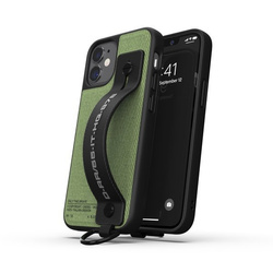 DIESEL HANDSTRAP CASE UTILITY TWILL IPHONE 12 MINI BLACK/GREEN
