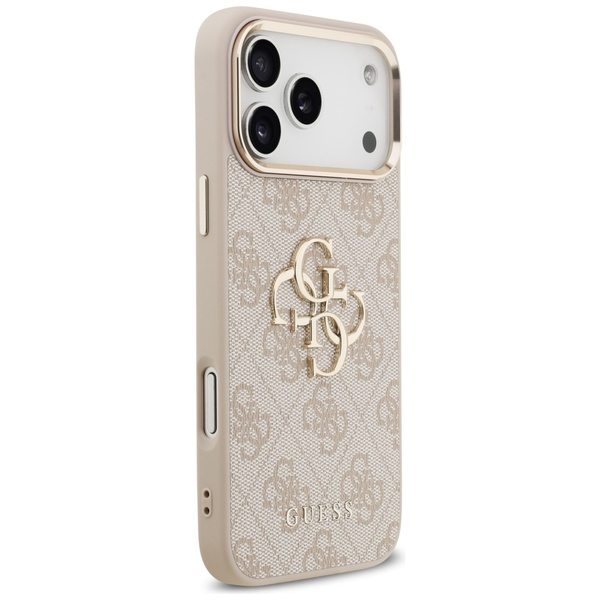 Etui Guess 4G Big 4G Classic Logo do     iPhone 17 Pro Max różowy złoty