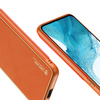 DUX DUCIS YOLO ELEGANT COVER MADE OF ECOLOGICAL LEATHER FOR SAMSUNG GALAXY S22 + (S22 PLUS) ORANGE