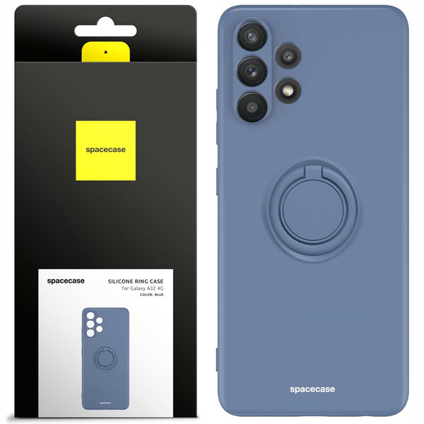 Spacecase Etui Silicone Ring Galaxy A32 4G blue