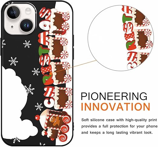 Pnakqil Etui Iphone 14 Piernikowy pociąg