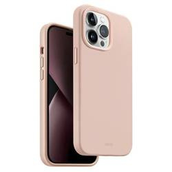 UNIQ etui Lino iPhone 14 Pro Max 6,7" różowy/pink blush