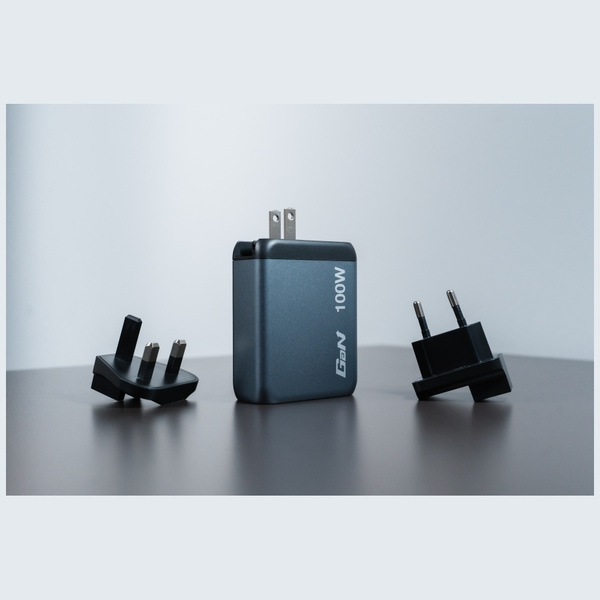 Verbatim Ładowarka sieciowa GaN 100W3xUSB-C/USB-A + Adapter EU/UK/US GNC-100 32202