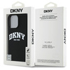 DKNY DKHMP16XSNYACH iPhone 16 Pro Max6.9" czarny/black hardcase Silicone White Printed Logo MagSafe