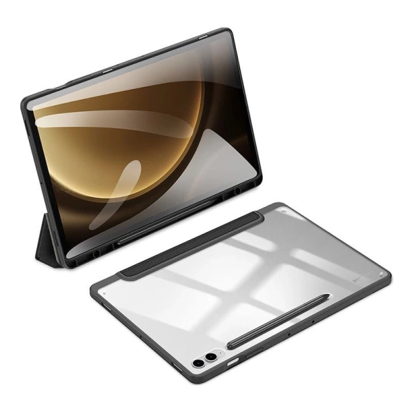 DUX DUCIS TOBY CASE WITH FLIP STAND FOR SAMSUNG GALAXY TAB S9 FE PLUS - BLACK
