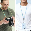 USAMS Uniwersalna smycz do telefonu 1,2m czarny/black ZB282GS01 (US-ZB282)