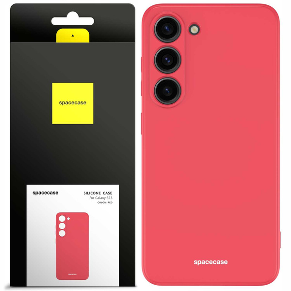 Spacecase Etui Silicone Case Galaxy S23 red