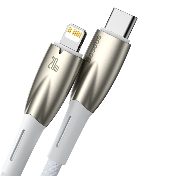 Baseus CADH000002 Lightning - USB-C PD cable 20W 480Mb/s 1m - white