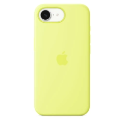 iPhone 16e Silicone Case – Neonowy Żółty MGYW4ZM/A otwarte opakowanie