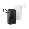 Baseus Qpow power bank 10000mAh wbudowany kabel USB Typu C 22.5W Quick Charge SCP AFC FCP niebieski (PPQD020103)