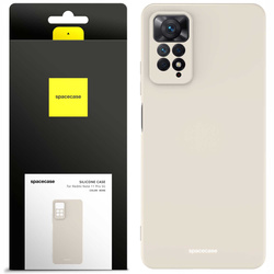 Spacecase Etui Silicone Case Redmi Note 11 Pro 5G bone