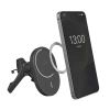 Uchwyt samochodowy Puro z ładowarką Qi2, kompatybilny z MagSafe - czarny