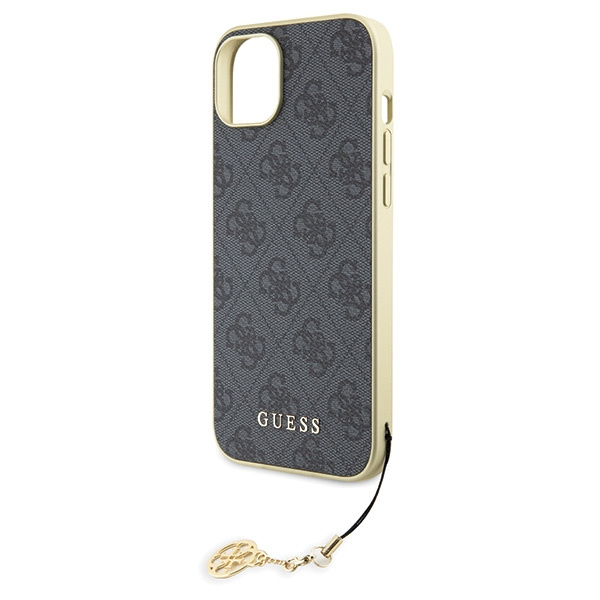 Guess GUHCP15MGF4GGR iPhone 15 Plus/ 14 Plus 6.7" szary/grey hardcase 4G Charms Collection