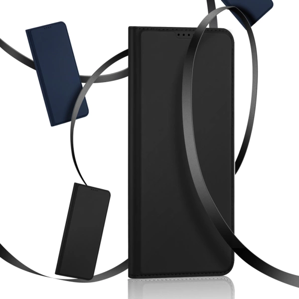 Dux Ducis Skin Pro Case for Realme 10 Pro Flip Card Wallet Stand Black