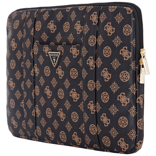 Torba Guess Sleeve 14" Peony Pocket      Triangle czarny