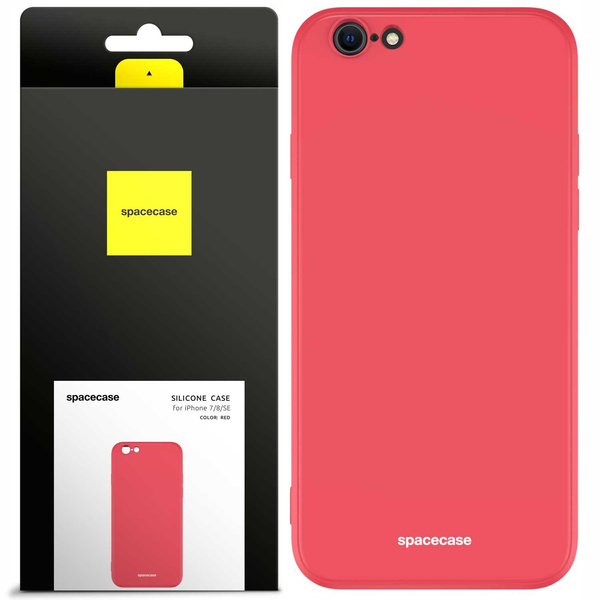 Spacecase Etui Silicone Case iPhone 7/8/SE red