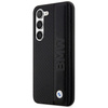 Case BMW BMHCS23M22RDPK S23+ S916 black/black hardcase Leather Textured &amp; Stripe