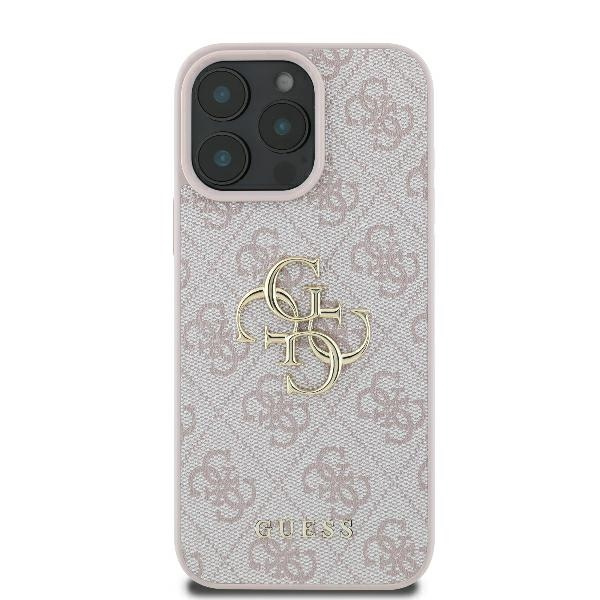 Guess GUHCP16L4GMGPI iPhone 16 Pro6.3" różowy/pink hardcase 4G Big Logo