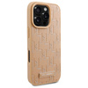 Karl Lagerfeld KLHMP16LPKHPORPE iPhone 16 Pro 6.3" hardcase beżowy/beige Leather Monogram Metal Logo MagSafe