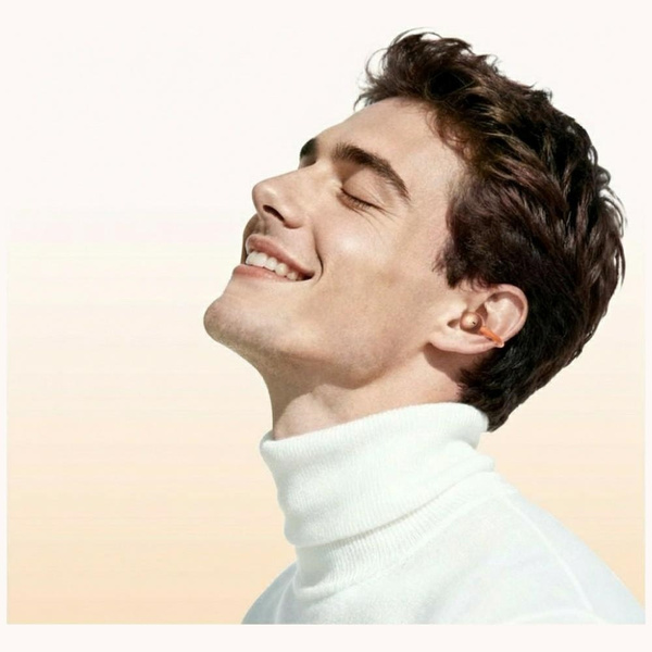 Słuchawki TWS USAMS R03 Echo Clip-on     Bluetooth 6.0 bezprzewodowe pomarańczowy