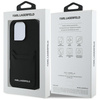 Etui Karl Lagerfeld HC Grained PU        Cardslot Metal Elong do iPhone 16 Pro Max czarny