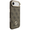Etui Guess 4G Strass Logo & Big Strap    Metal Buttons MagSafe do iPhone Air brązowy
