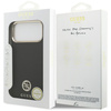 Etui Guess Grained Strass Logo MagSafe   do iPhone 17 Pro Max czarny