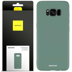 Spacecase Etui Silicone Case Galaxy S8 dark green