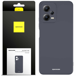 Spacecase Etui Silicone Case Poco X5 5G/Redmi Note 12 5G black