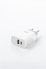 CALLME CHARGER LS13 2 USB QC3.0+PD WHITE WITH LIGHTNING CABLE