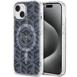 GUESS GUHMP15MHGCUSTGK IPHONE 15 PLUS / 14 PLUS 6.7 "BLACK / BLACK HARDCASE IML GCUBE MAGSAFE