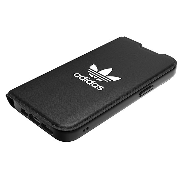 Adidas OR Booklet Case BASIC iPhone 14/ 15 / 13 6.1" czarno biały/black white 50181